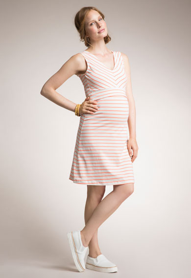 Boob Maternity/Nursing Simone Diagonal Stripe Dress - bump boutique